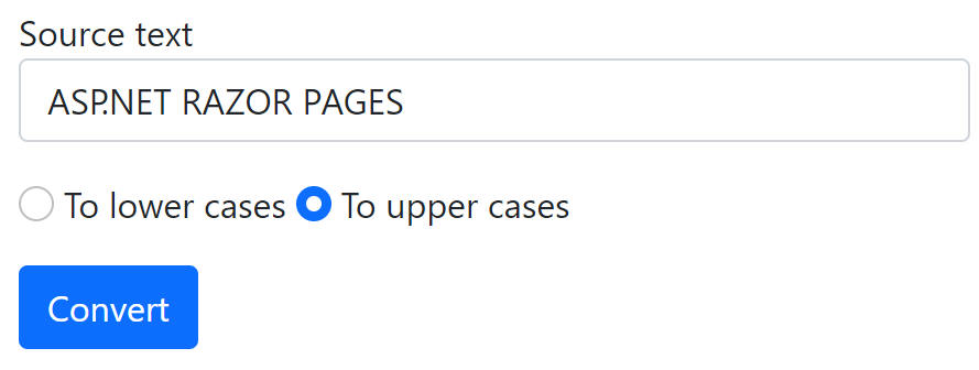 ASP.NET Core Razor Pages Read Write textbox